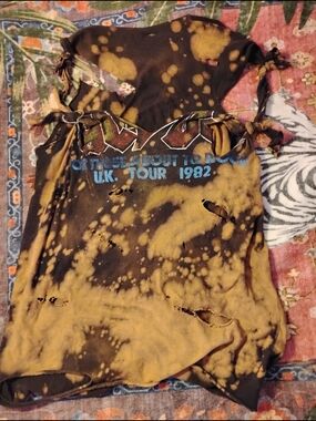 AC/DC Customized Distressed Tank Size S-M